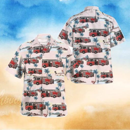 Request New Shirt Fire Truck Hawaiian Shirt