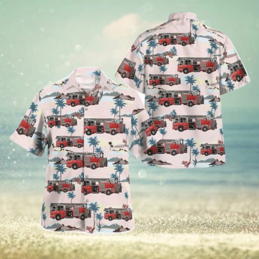 Request New Shirt Fire Truck Hawaiian Shirt