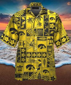 Retro Aloha NCAA Iowa Hawkeyes Hawaiian Shirt Gift For Beach Lovers