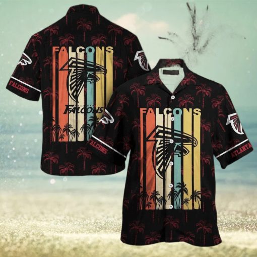 Retro Aloha NFL Atlanta Falcons Hawaiian Shirt Summer Beach Gift