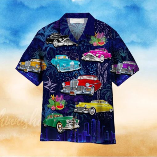 Retro Car Aloha Hawaiian Shirt Summer Gift Beach Shirt