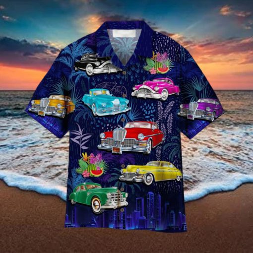 Retro Car Aloha Hawaiian Shirt Summer Gift Beach Shirt