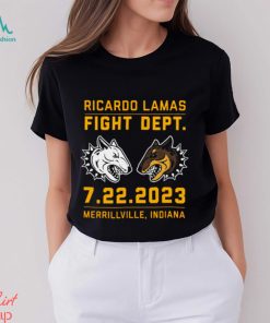 Ricardo Lamas Fight Dept 7 22 2023 Merrillville Indiana shirt