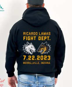 Ricardo Lamas Fight Dept 7 22 2023 Merrillville Indiana shirt