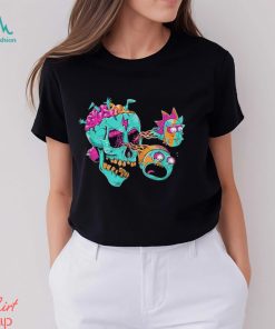 Rick & Morty Eyeball Skull T Shirt