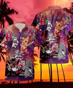 Rocker Cat Hawaii Shirt