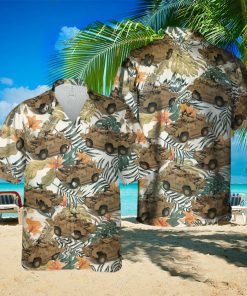 Royal Marines Jackal Coyote Summer Aloha hawaiian shirt