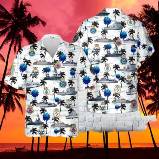 Royal Navy Ships Hawaiian Shirt