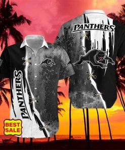 Rugby League NRL Penrith Panthers Logo Sumer Hawaiian Shirt For Fans hawaiaan shir