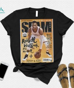 Russell Westbrook Oklahoma City Thunder NBA Slam Cover Tee Shirt