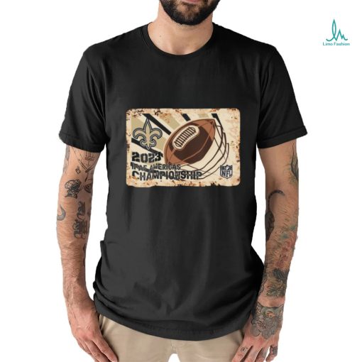 Rusty Metal New Orleans Saints 2023 IFAF Americas Championship shirt