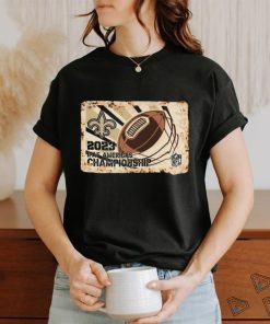 Rusty Metal New Orleans Saints 2023 IFAF Americas Championship shirt