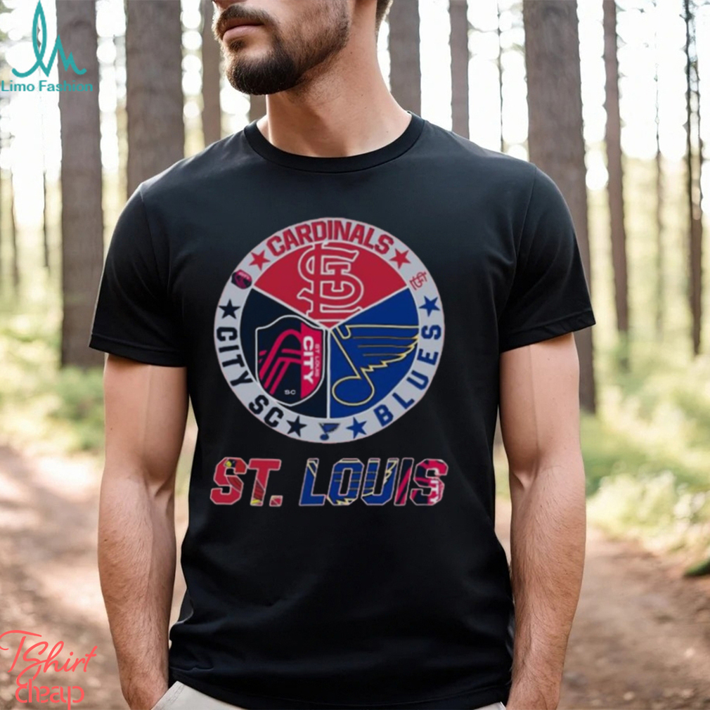 St Louis Blues Shirt Cardinals It's In My Heart St Louis Blues