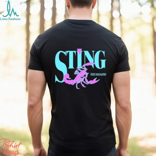 STING   Fatal Encounter Retro 90’s Design T Shirt