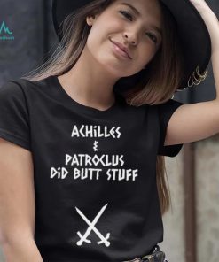 Sacha coward wearing achilles and patroclus did butt stuff shirt