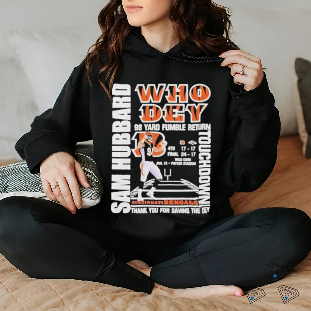 Sam Hubbard Cincinnati Bengals Football Retro T-Shirt