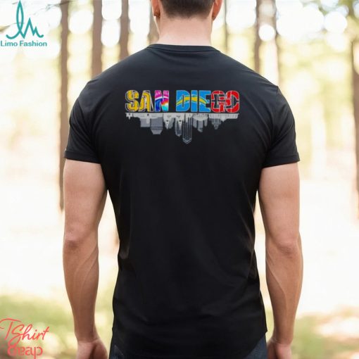 San Diego skyline city shirt