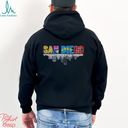 San Diego skyline city shirt