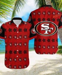 San Francisco 49ers NFL Funny Hawaiian Shirt Turtle And Flower Pattern