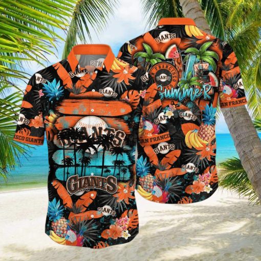 San Francisco Giants MLB Flower Hawaiian Shirt For Men Women Great Gift For Fans hawaiian shirt