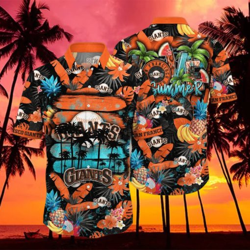 San Francisco Giants MLB Flower Hawaiian Shirt For Men Women Great Gift For Fans hawaiian shirt