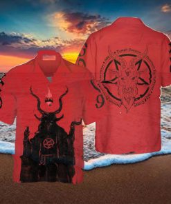 Satanic Demon Goat Hawaiian Shirt Idea Summer Gift For Men And Women