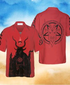 Satanic Demon Goat Hawaiian Shirt Idea Summer Gift For Men And Women