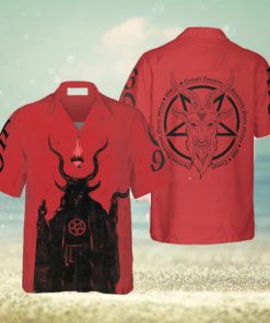 Satanic Demon Goat Hawaiian Shirt Idea Summer Gift For Men And Women