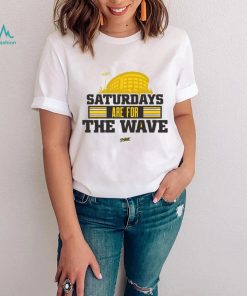 Saturdays Are For the Wave Iowa T Shirt