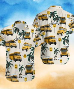 School Bus Hawaiian Shirt