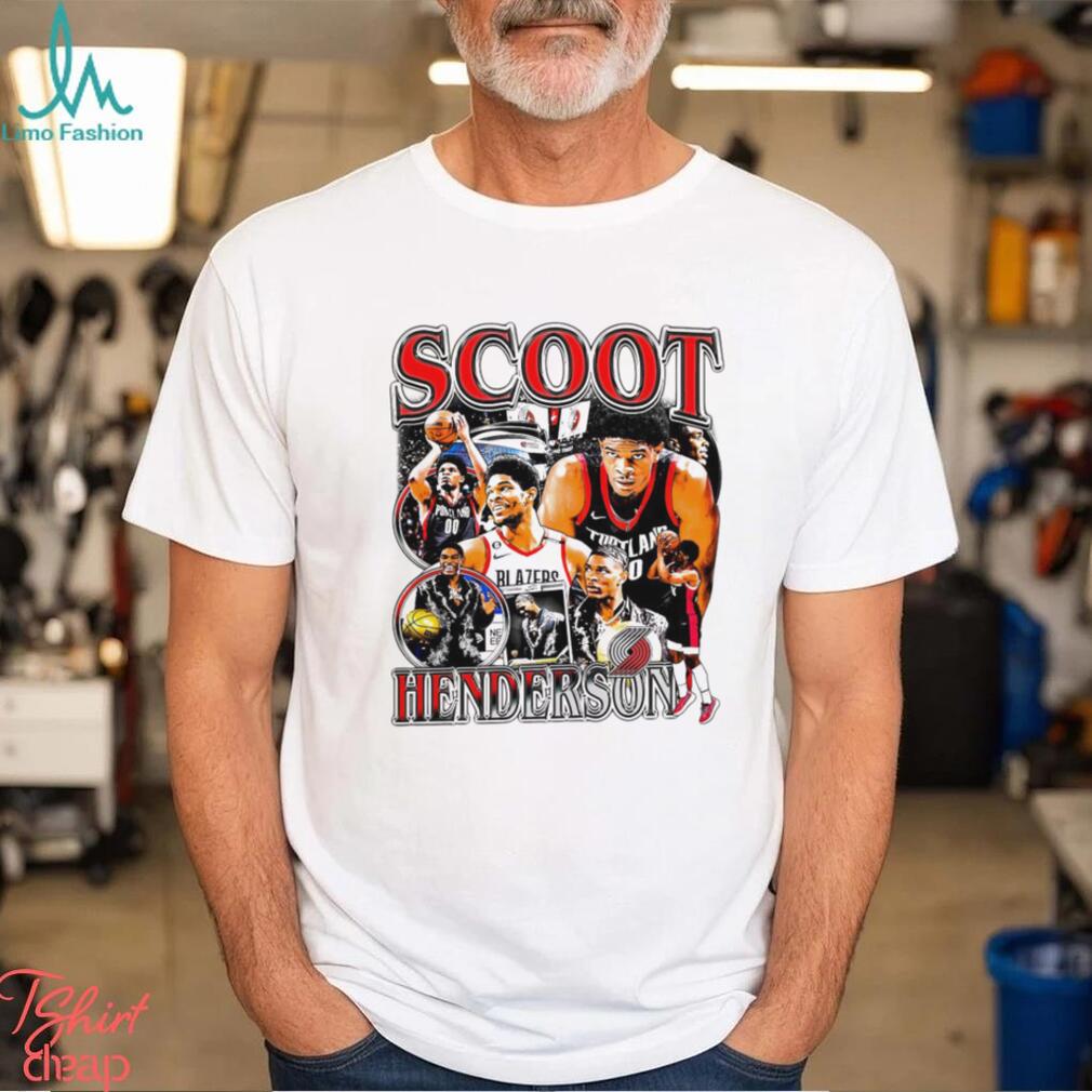 Scoot Henderson Portland Trail Blazers all time retro shirt - Limotees