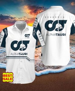 Scuderia AlphaTauri Logo Sumer Hawaiian Shirt For Men And Women hawaiian shirt