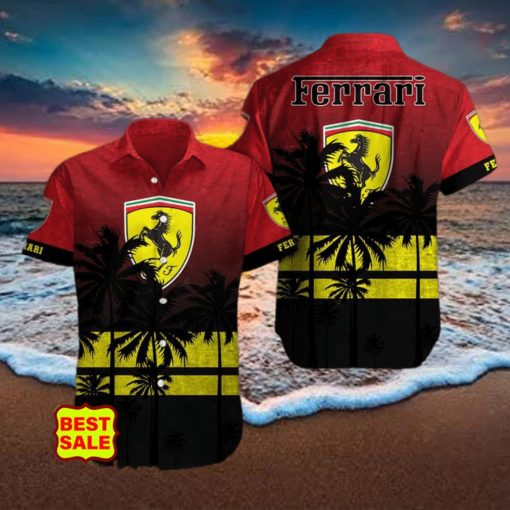 Scuderia Ferrari Logo Sumer Hawaiian Shirt For Men And Women hawaiian shirt