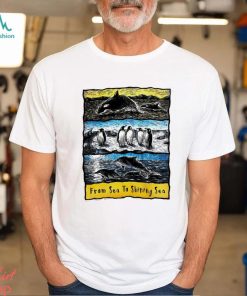 Sea to Shining Sea Penguins Dolphins Orca art shirt