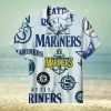 Seattle Mariners MLB Hawaiian Shirt Island Pattern Practical Beach Gift