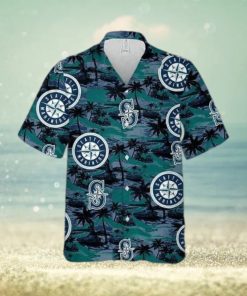 Seattle Mariners MLB Hawaiian Shirt Island Pattern Summer Beach Gift