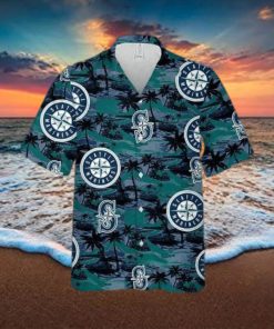 Seattle Mariners MLB Hawaiian Shirt Island Pattern Summer Beach Gift