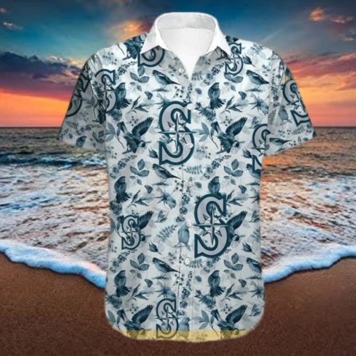 Seattle Mariners MLB Hawaiian Shirt Tropical Bird Pattern Beach Gift For Baseball Players