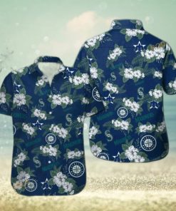 Seattle Mariners MLB Hawaiian Shirt Tropical Flower Pattern Beach Gift For Him