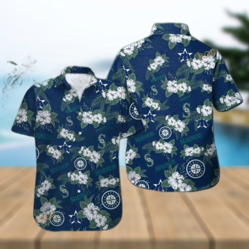 Seattle Mariners MLB Hawaiian Shirt Tropical Flower Pattern Beach Gift For Him