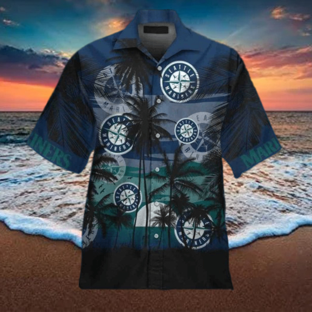 Mariners Hawaiian Shirt Logo History Seattle Mariners Gift