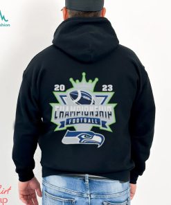 Seattle Seahawks Football NFL 2023 Championship Crown Logo Shirt