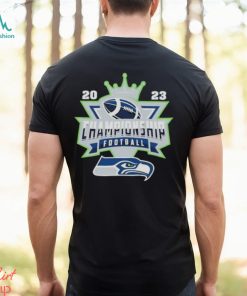 Seattle Seahawks Football NFL 2023 Championship Crown Logo Shirt