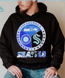 Seattle Mariners Seahawks Kraken logo shirt - Limotees