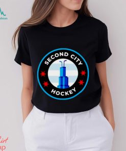 Second city hockey logo shirt