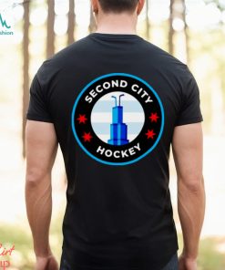 Second city hockey logo shirt