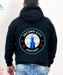 Second city hockey logo shirt