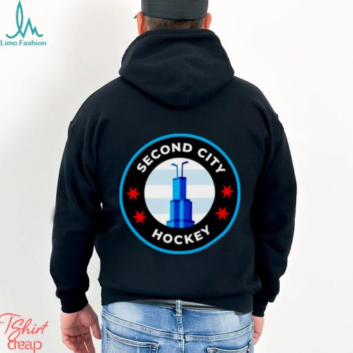 Second city hockey logo shirt