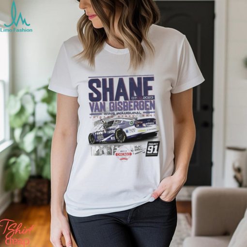 Shane Van Gisbergen Checkered Flag Sports 2023 Grant Park 220 Race Winner Shirt