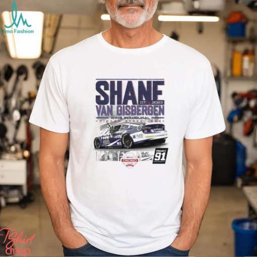 Shane Van Gisbergen Checkered Flag Sports 2023 Grant Park 220 Race Winner Shirt